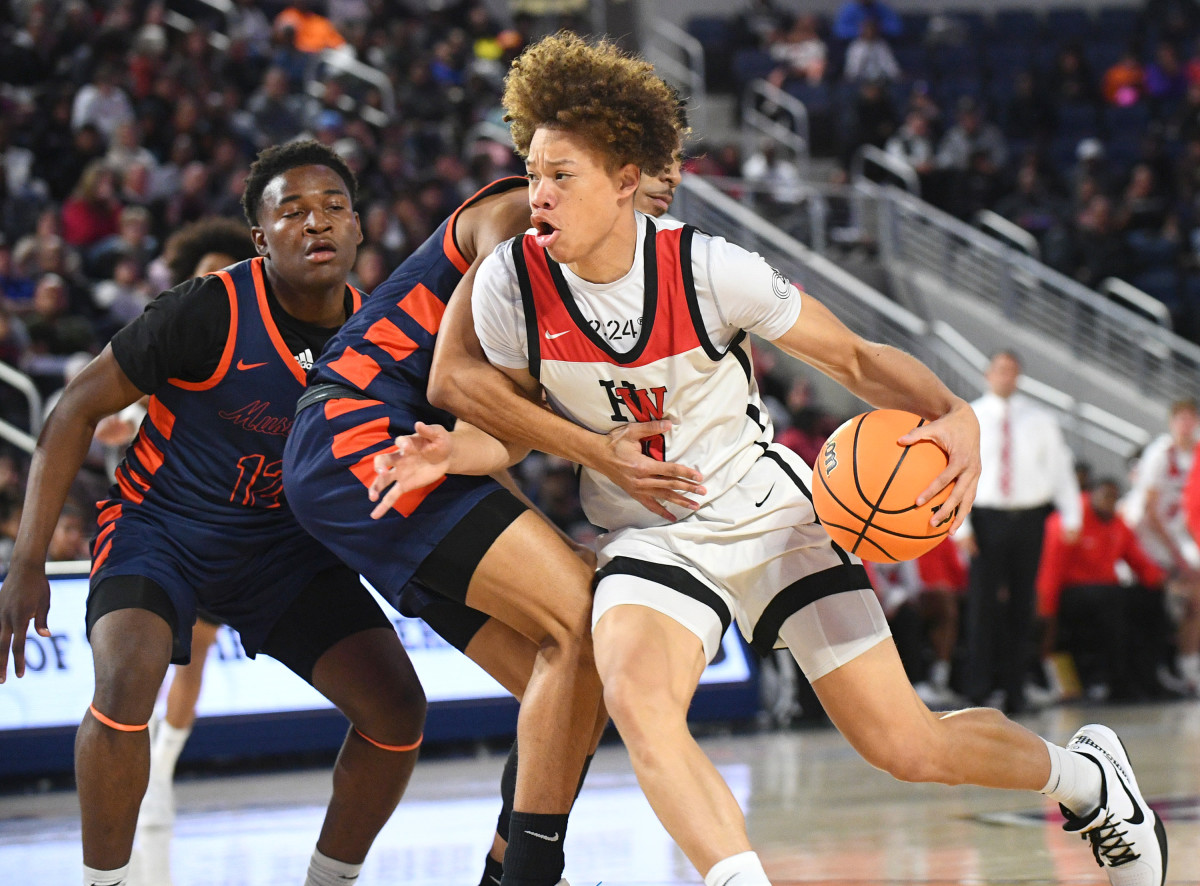 Harvard-Westlake vs. Roosevelt in the CIF Southern Section Open Division boys basketball final at Cal Baptist University on Friday, Feb. 23, 2024.
